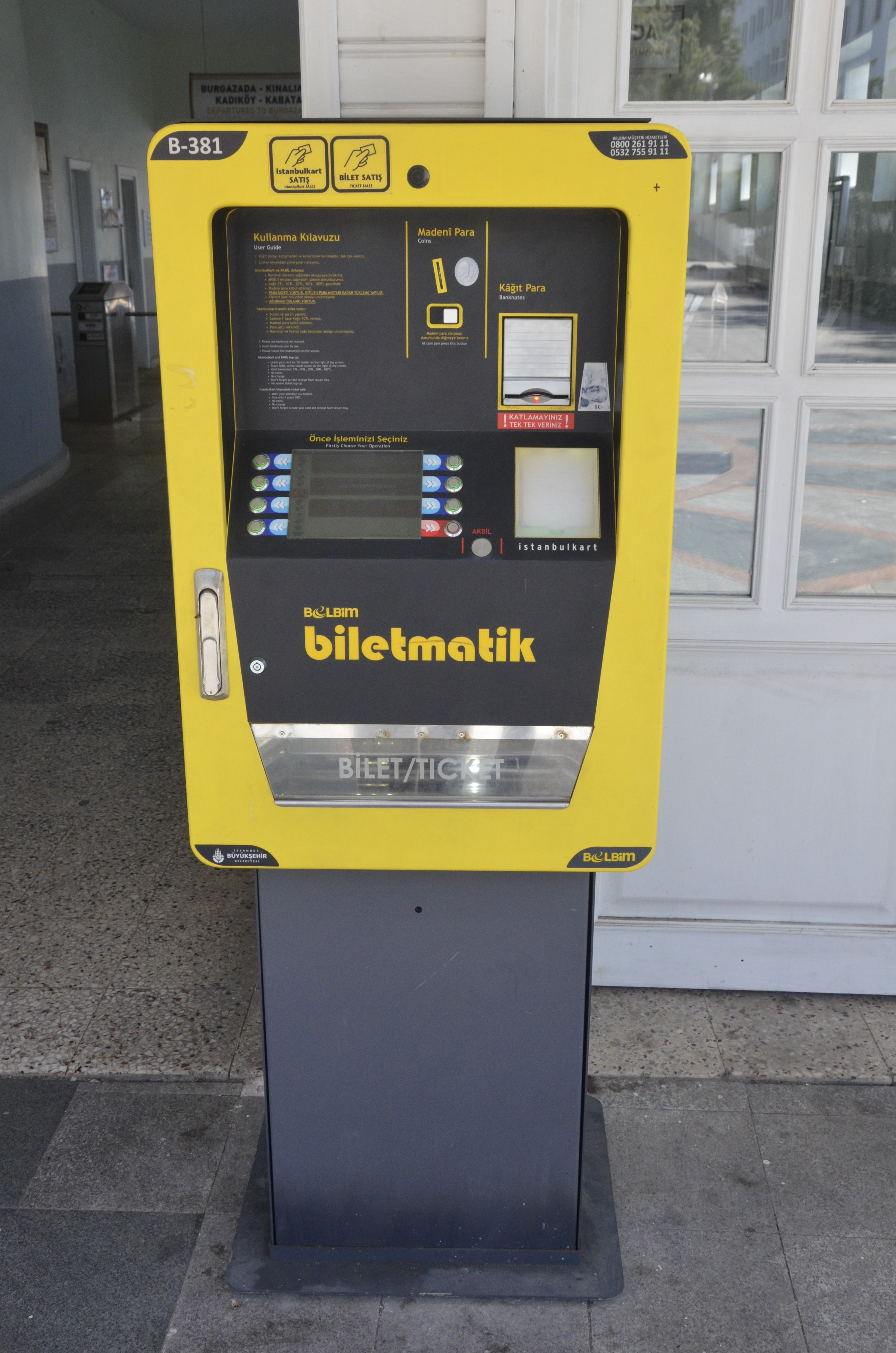 Istanbul Card Vending Machine