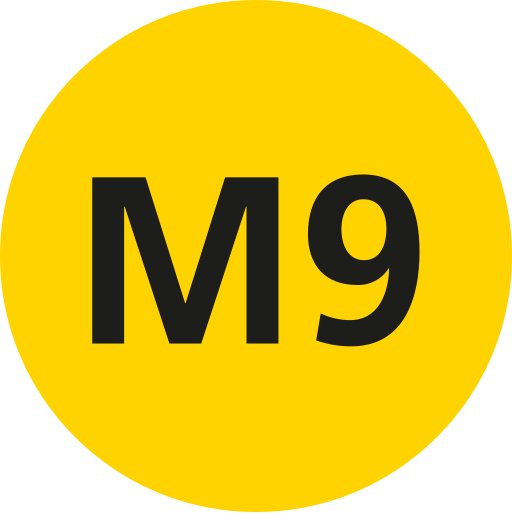 Istanbul Metro M9 Symbol