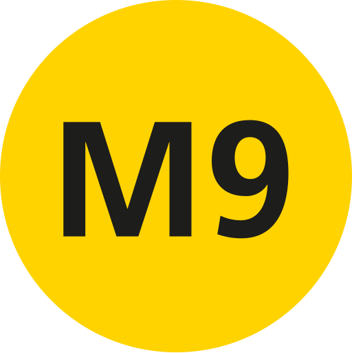 Istanbul Metro M9 Symbol