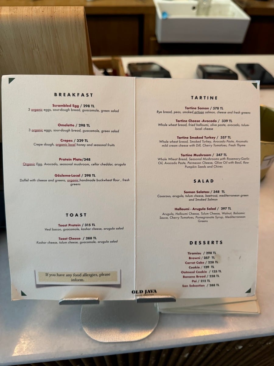 Old Java Coffee Roasters Galata