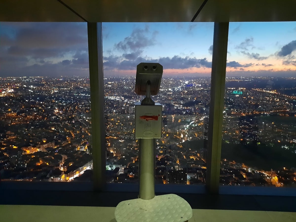 Istanbul Sapphire observation deck