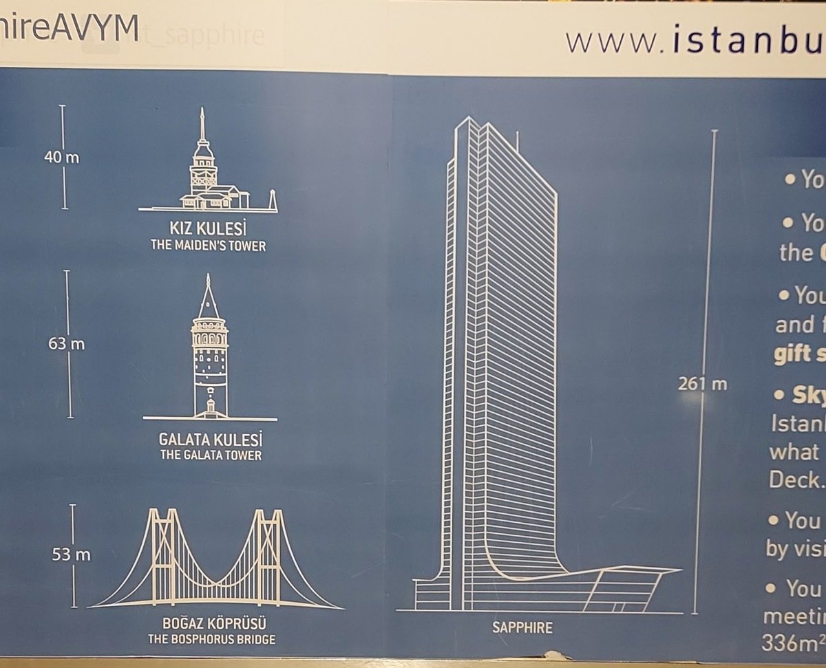 Istanbul Sapphire observation deck